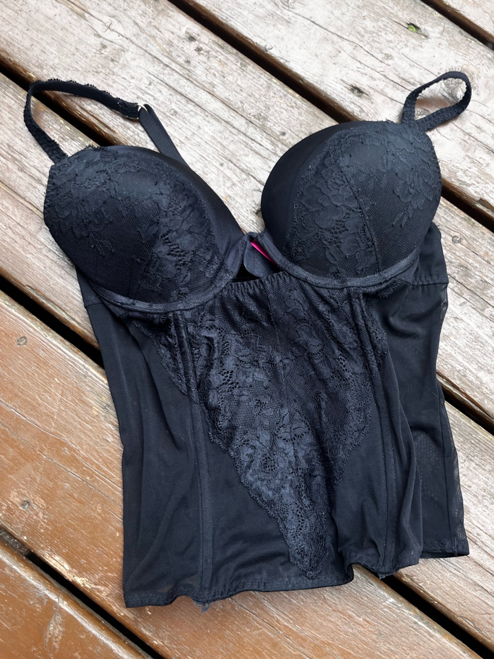 Black Lace Bustier Top - Women Intimates & Sleepwear